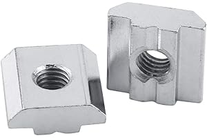 50pcs Aluminum Profile Nut Sliding T Slot Nuts for European Standard Profiles(European Standard Type 30-M5)