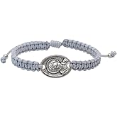 Saint Carlo Acutis Bracelet with Center Medal | Adjustable Cord | Patron Saint of the Internet & Youth | Great Catholic Gift for Confirmation