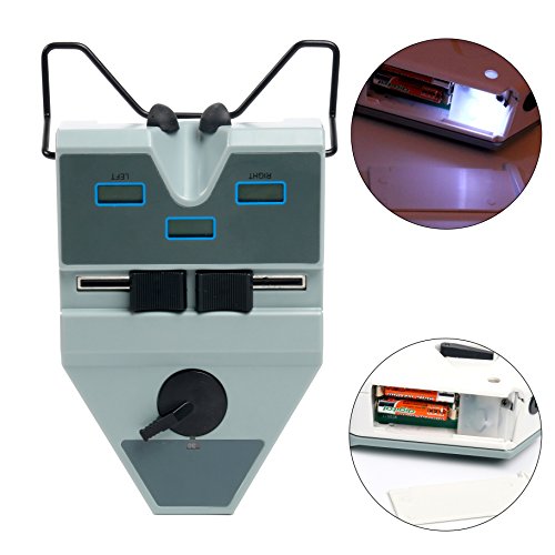 YaeCCC 45-80mm Optical Digital Pupil Distance Meter Pupil Distance Measuring Tool with LCD Display