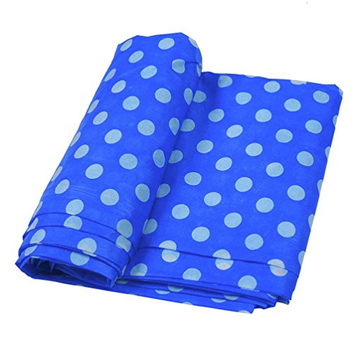 Dressffe Waterproof Plastic Tablecovers Table Cloth Cover Party Catering Events Tableware (Blue)