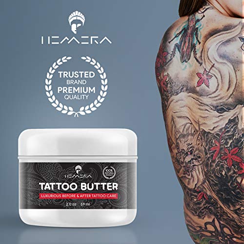Tattoo Butter for Before, During, and After the Tattoo Process, 2 fl