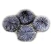 Dikoaina Womens Girls Knitted Fur Hat Real Large Silver Fox Fur Pom Pom Beanie Hats