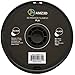 1.75mm Black PLA 3D Printer Filament - 1kg Spool (2.2 lbs) - Dimensional Accuracy +/- 0.03mm