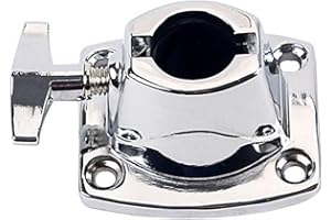 HEALLILY Tom Cymbal Holder Clamp Bass Drum Tom Mount Bracket Instrument Replacement Accessory for Drum