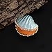 MICG Trinket Box Hinged Small Seashell Figurine Collectible Pearl Mussel Wedding Jewelry Ring Holder