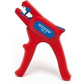 WEICON Wire Stripper No. 6 | for live working up to 1000 volts | Stripping tool for round cables | working range 0,2-6,0 mm&sup2; | VDE-Tested