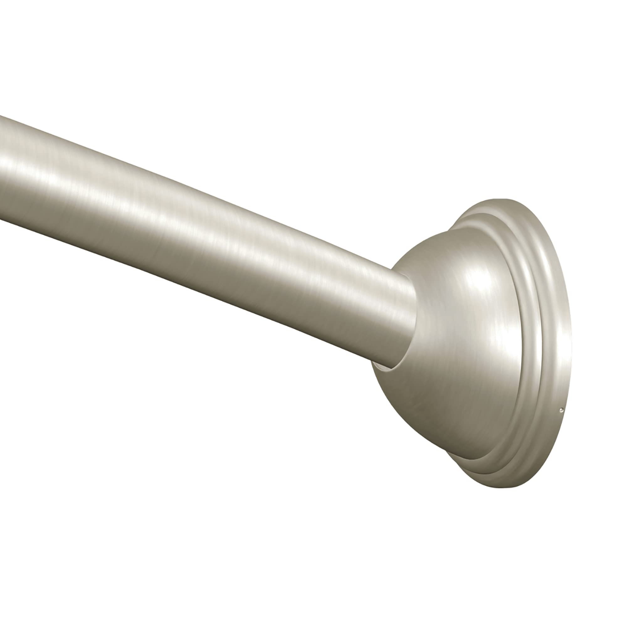 Photo 1 of ****MISSING PART***
Moen Brushed Nickel 5-Foot Curved Fixed Shower Curtain Rod , CSR2165BN
