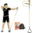 Archery Bow Trainer - Draw Strength Training Aid, Anti-Break Latex Resistance Bands, Exerciser for Recurve & Compound Shooting - Kids to Experts