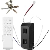 Motor Speed Controller for Ceiling Fans Lights, Remote Variable Fan Speed Control, Low Voltage Safe Design, Versatile Compatibility