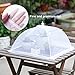 HiGift (6 pack) Food cover Pop-up 17x17 Mesh Food Covers Tent Umbrella for Outdoors, Screen Food Tents, Parties Picnics, BBQs, Reusable and Collapsible