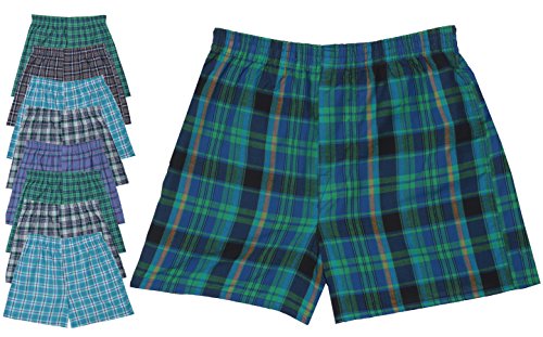 1 Fruit+Loom+Plaid+Boxer+Assorted