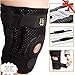 Hinged Knee Brace Plus Size – Newly Engineered Knee Braces with Enhancement on Flexibility, Extra Supportive, Non-Slip and Non Bulky – Wrap Around fit Larger Legs for Men Women 22-25.5 Vie Vibrante