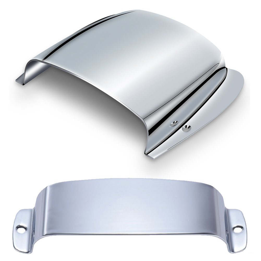 Pickup Cover Set Pickup Bridge Cover for JB Bass(Silver)