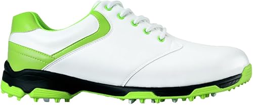 Amazon ロモンス メンズ イングランド風 Golf ゴルフシューズ 超軽量 防水 滑り止め スパイク ゴルフ