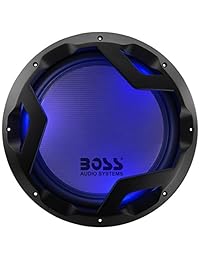 BOSS Audio Systems pd12led Boss Audio 1600 vatios 12 inch Dual con subwoofer de 4 ohmios Multi LED iluminación