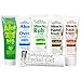 Miracle Assortment 6-Pack - Miracle Foot Repair, Miracle Hand Repair, Miracle Rub, Aloe All Over, Aloe Relief, Rehydrating Facial Gel