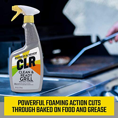 CLR Grill Cleaner and Degreaser Spray, BBQ Cleaner Removes Burnt Food