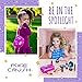 PixieCrush Pretend Play Makeup Kit. Designer Girls Purple Sparkle Bag Deluxe Makeup Set