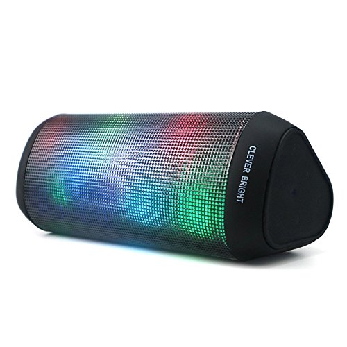 portable speaker with lights
