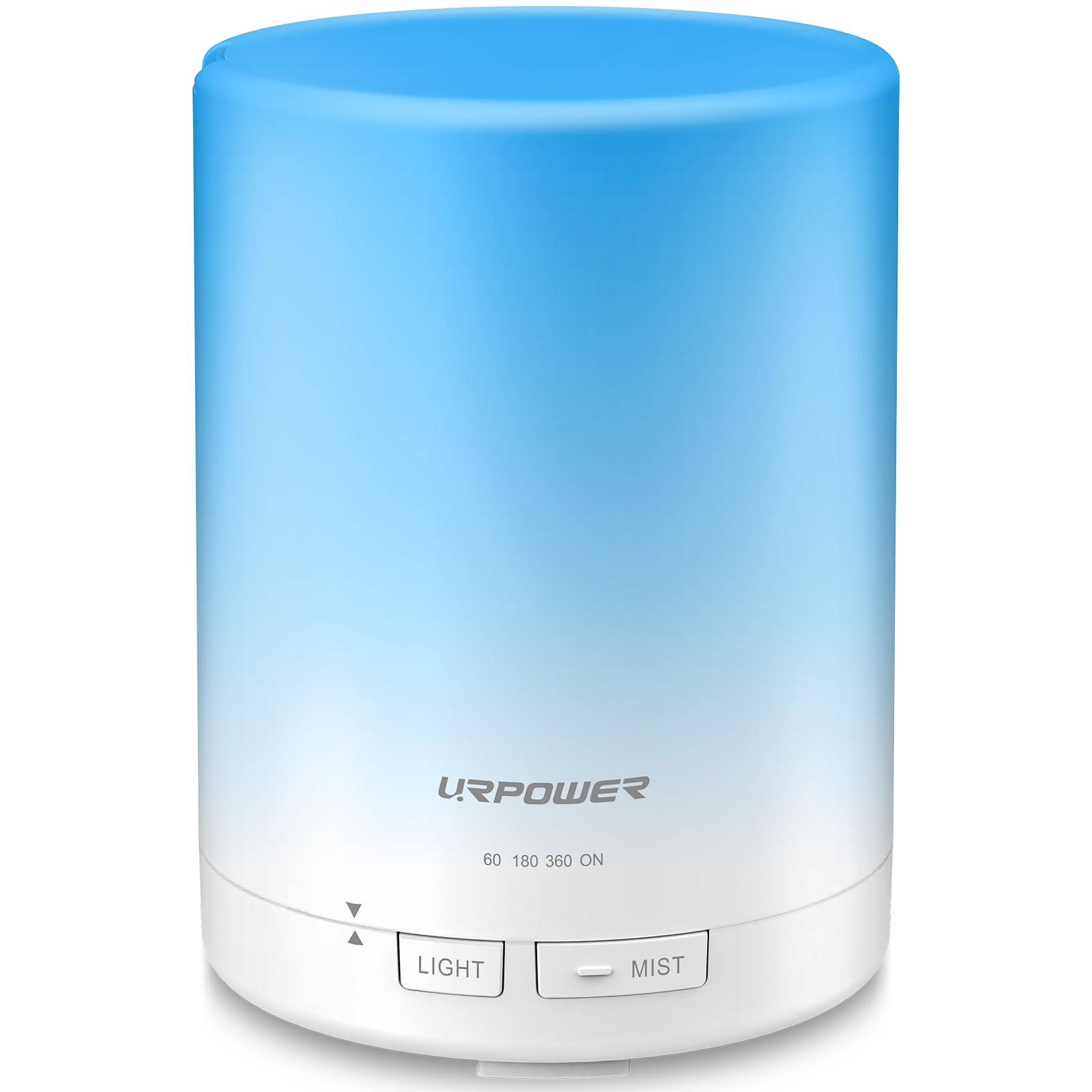 Photo 1 of URPOWER 300ml Essential Oil Diffuser: Ultrasonic Aromatherapy Diffuser Quiet Auto Shut-Off, 4 Timer Settings(1H 3H 6H ON) & 7-Color Night Light Humidifier for Yoga Bedroom Living Room Office