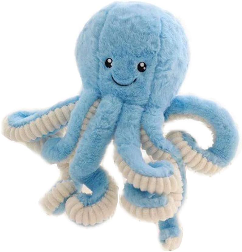 HugeHug Plush Octopus Stuffed Marine Animals Toy (Blue, 15.8")