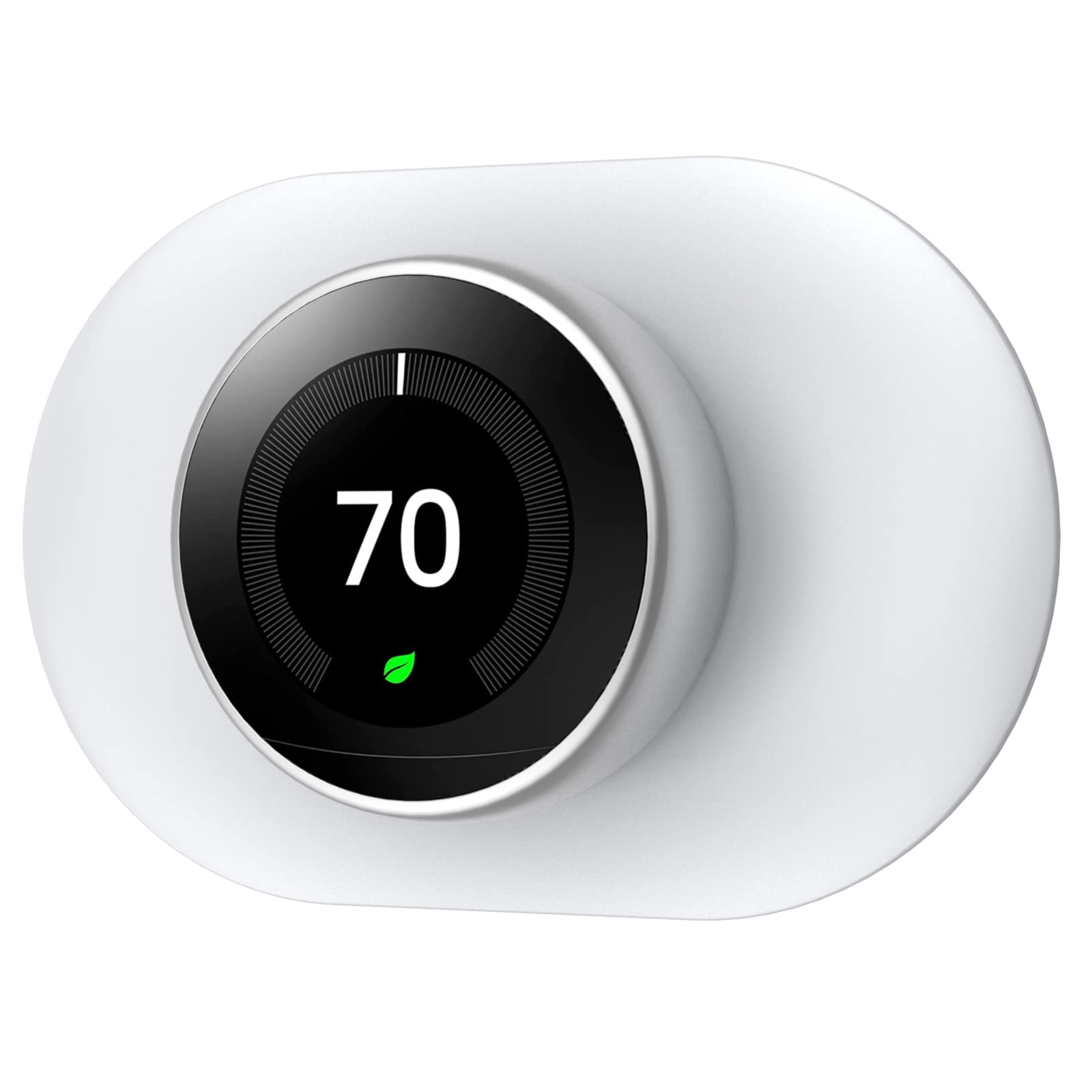 Photo 1 of Wall Plate for Google Nest Thermostat 1st/2nd/3rd, Nest Thermostat Trim Kit for Walls to Cover Defects (Not Compatible with 2020 Nest Thermostat)