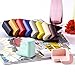 Elf Star 12 Pcs Extra Thick Premium High Density Furniture Table Edge & Corner Guard Baby Proofing Bumper Protector - Jumbo Size Value Pack Brown