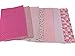 Misscrafts 7pcs 50 x 50cm Cotton Fabric DIY Making Supplies Craft Patchwork Fabric Bundle Fat Quarter Pre-Cut Quilt Squares for DIY Sewing Scrapbooking (Pink)