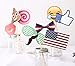Ohlily Photo Booth Props 58 PCS with Emojis for Birthday Reunions Weddings Parties