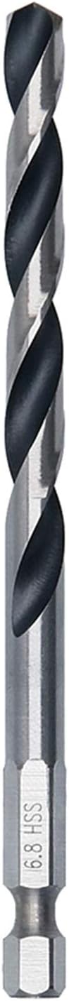 Bosch PointTeQ Hex Drill Bit 6.8 mm Metal fast start 1/4 inch hex shank view 2