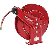 Reelcraft 7650 Heavy Duty Spring Retractable Hose Reel, Made with Reinforced Steel, Long Life Drive Spring and Quiet Speed Latch, ⅜&rdquo; x 50&rsquo;