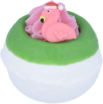 Bomb Cosmetics Flamingo Ho Ho Bath Blaster Natural Cranberry Lime Scent