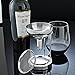 Wine Enthusiast Aerating Funnel w/Removable Screen & Stand – Premium Stainless Steel Wine Filter for Mess Free Pouring