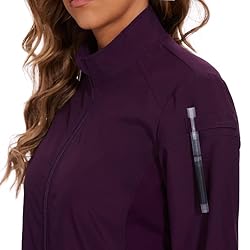 COZYFIT Scrub Jackets for Woman, Zip Front Nurse