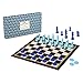 Ridley’s Classic 2-in-1 Chess and Checkers Set – Folding Family Board Games, Includes all Chess and Checkers Pieces, Ideal for Ages 8+ – Great Gift Idea