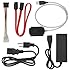 Fosmon Technology USB 2.0 to 2.5" 3.5" IDE SATA HDD Hard Drive Converter Adapter Cable + AC Power Adapter