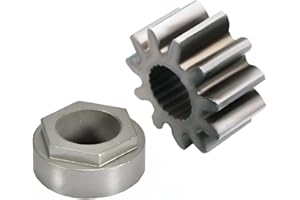 717-1554, 941-04237A, 741-04237A, 741-04237B, Steering Pinion Gear & Bushing Compatible with MTD Cub Cadet LTX1050 LT1046 Ste