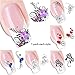 30pcs Christmas Nail Art Sticker Xmas Snowflakes Winter Designs Nail Decals Water Transfer for Women Teens Kid DIY Nail Decoration