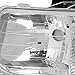 Auto Dynasty Headlights Assembly Compatible with 1999-2006 Chevy Silverado Suburban Tahoe 1500 2500 HD 3500, 4Pcs Halogen Headlamps Replacement w/Bumper Lamps, Chrome Housing Clear Corner