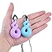 PRETTY SEE Chewing Necklace Calming Chewelry Chew Necklace Autism Oral Motor Special Needs Kids, Pack of 2, Purple & Blue