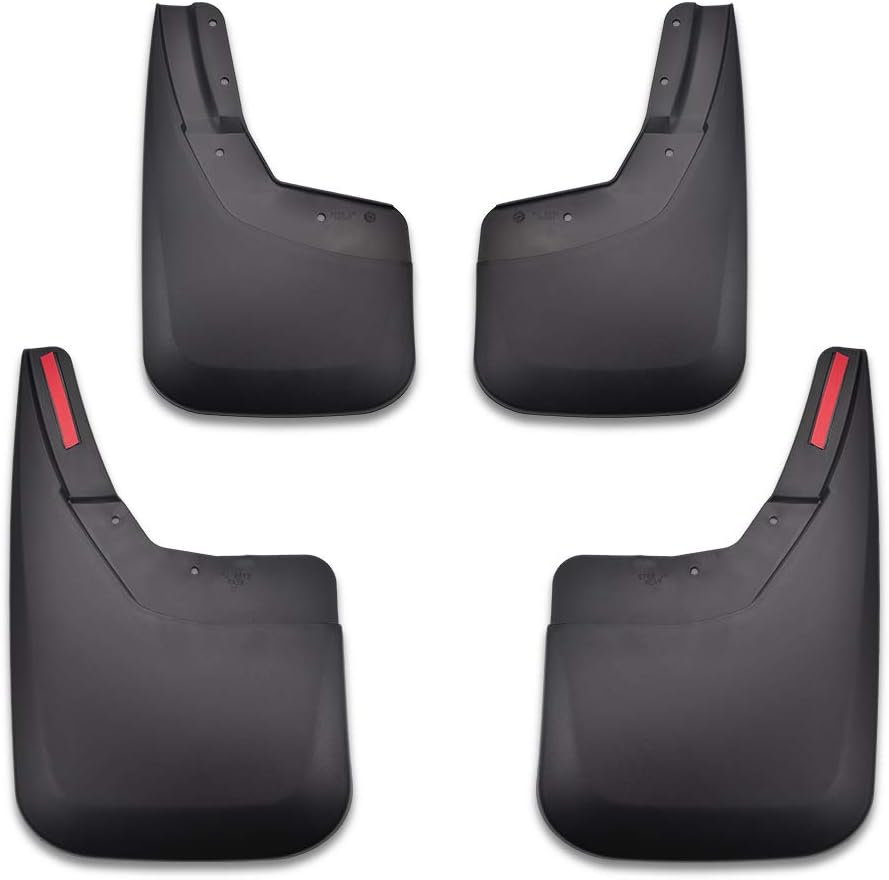 Tecoom Mud Flaps Splash Guards 3M Front and Rear 4Pcs Set for 2014-2018 Silverado 1500 2015-2018 Silverado 2500 3500
