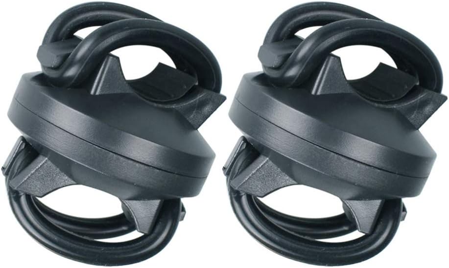 BESPORTBLE 2Pcs Universal Bike Flashlight Clamp 360 Degree Adjustable Cycling Torch Stand Handlebar Light Holder for Road Mountain Bike