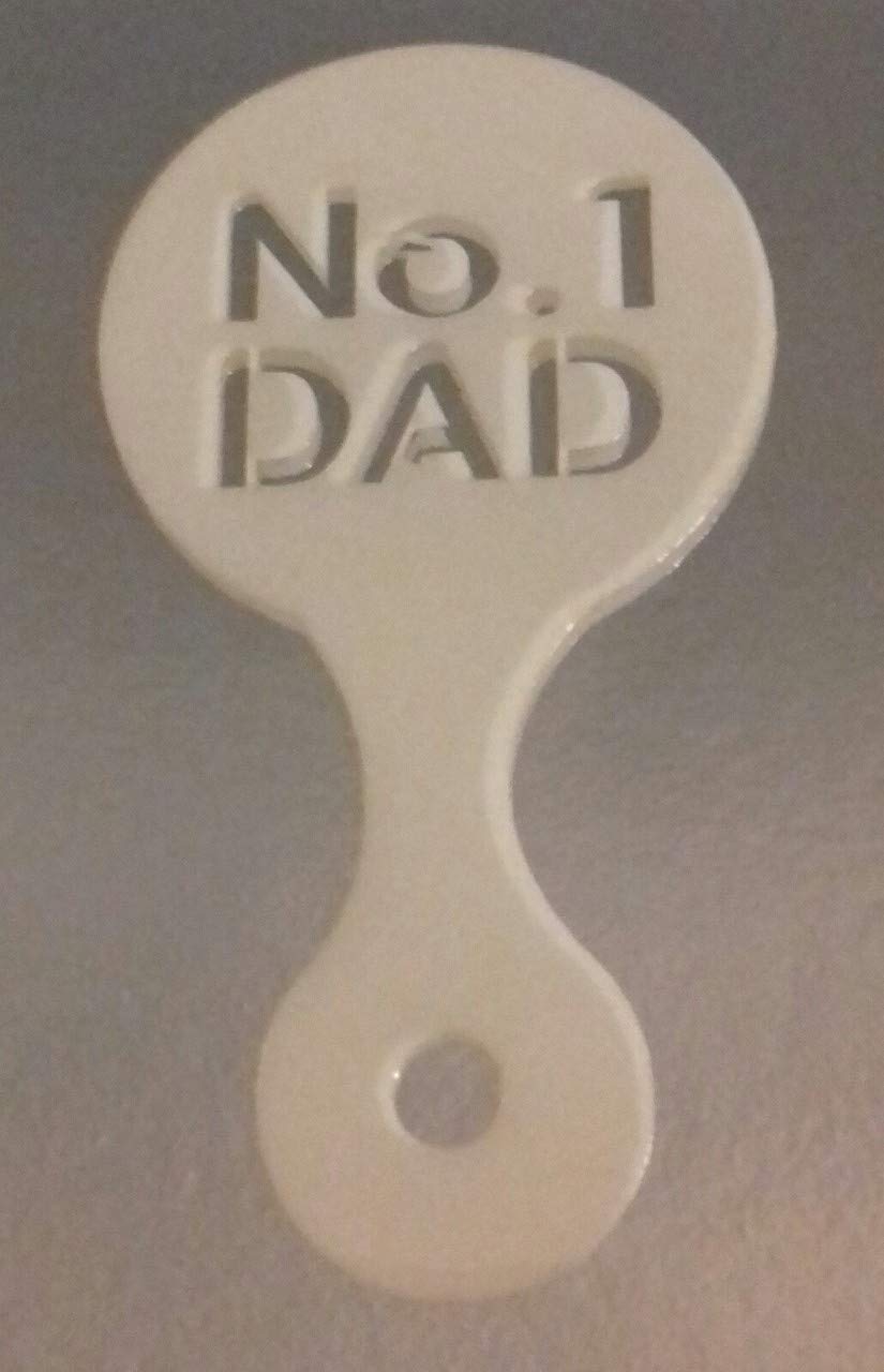 No. 1 Dad Coffee Cup/Cappuccino Stencils Reusable Many Times Present Gift Fathers Day Daddy Gran Grandpa