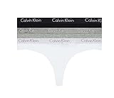 Calvin Klein Women`s Motive Cotton Thong 3 Pack