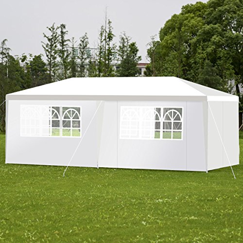 oldzon 10'x20' Canopy Party Wedding Tent Heavy Duty Gazebo Cater Event W/Side Walls with Ebook