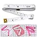 HOBOYER Soft Tape Measure,60 Inch 1.5M 150cm Tape Measure for Sewing Tailor Cloth Ruler Body Measurement Tape