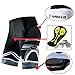 sponeed Mens Bicycling Shorts Bike Riding Pants Cushioned Cycle Bottoms US XL Gray Multi