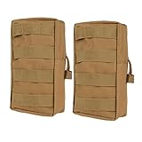 MOLLE Pouches - Compact Water-resistant Multi-purpose Tactical EDC Utility Gadget Gear Hanging waist Bags (L 4.5