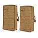 MOLLE Pouches - Compact Water-resistant Multi-purpose Tactical EDC Utility Gadget Gear Hanging waist Bags (L 4.5