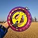 Mint's Colorful Life Kite String Reel Winder 7inches Dia with 600 feet Line (60 lbs) for Kids/Teens, Purple